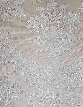 Обои виниловые на бумажной основе Sirpi Italian Silk7 1.04х10 вензеля крупные структурные беж на белом 60012 Киев