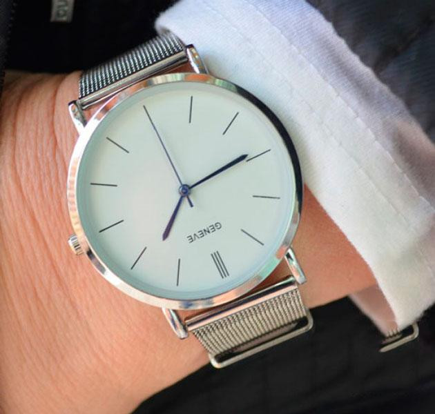 Годинник жіночий наручний Geneva Steel Silver Miss Flower (2 ремінці) Вінниця - фото 7