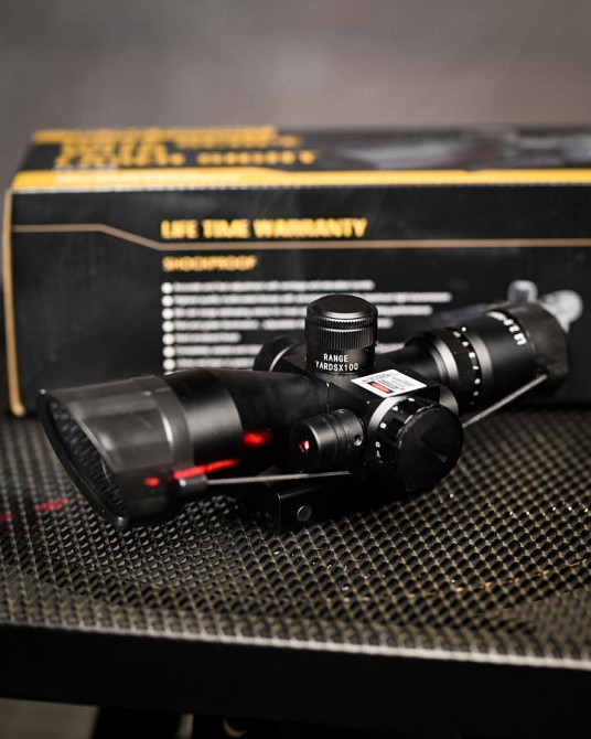 Оптичний приціл 2.5-10x40 з лазерним покажчиком [ACM] ВТ6934 Одеса - фото 1