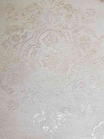 Шпалери вінілові на флізеліні AS creation Garda 1.06Х10.05 класика дамаск вензель сріблясті на біло молочному Київ