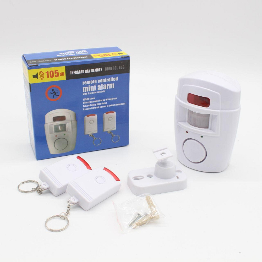 Сенсорна сигналізація з датчиком руху + 2 пульта, Sensor Alarm 105 / Автономна звукова сигналізація для дому Київ - фото 10