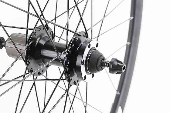 Колесо 27,5" заднє Disk-brake, обід "крапля" та втулка 14Gx36H алюмінієві NECO MS37R, під касету 8-9зв, кріпл. ексцентрик, "GRAVIT Київ