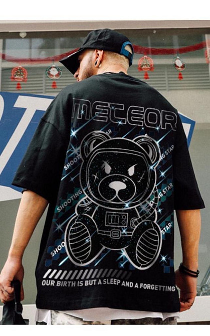 Футболка чоловіча с принтом  46 Чорний 2664092755 Дніпро - фото 1