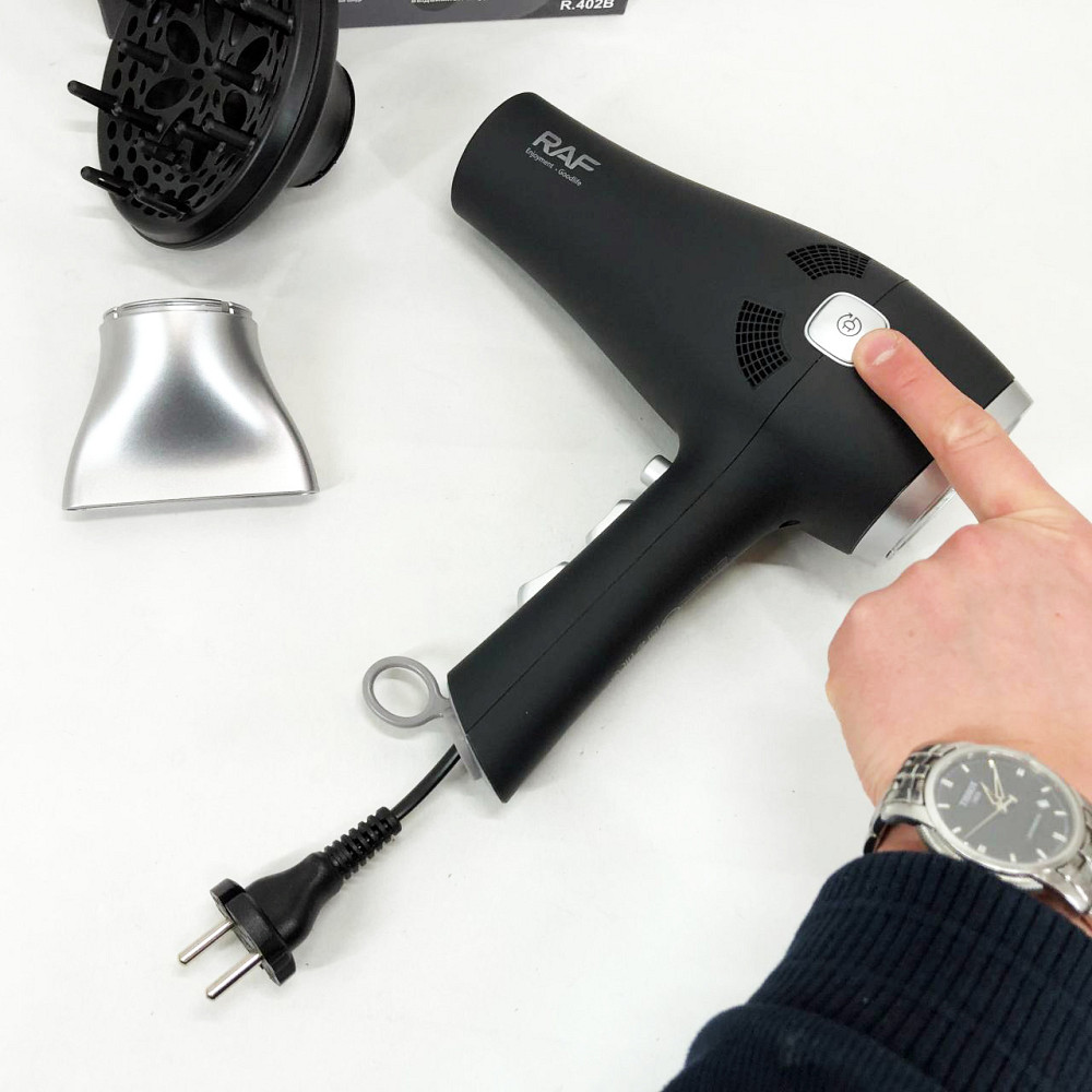 Фен для укладки волос салонный RAF, Хороший электрический фен, Фены для сушки волос TL-39 Львов - изображение 5