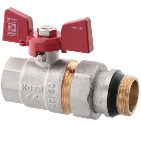 Кран з американкою 3/4" "антіпротечка" (Koer KR.227-Gi) (KR0191) Київ