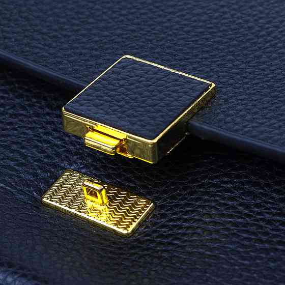 Жіноча стильна сумка з натуральної шкіри 22074 Vintage Чорна Київ