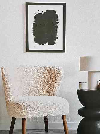 Обои метровые виниловые на флизелине Sintra Structure абстракция мазки структурные светло серые серебристые 420713 Киев