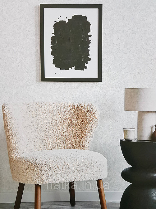 Обои метровые виниловые на флизелине Sintra Structure абстракция мазки структурные светло серые серебристые 420713 Киев - изображение 1