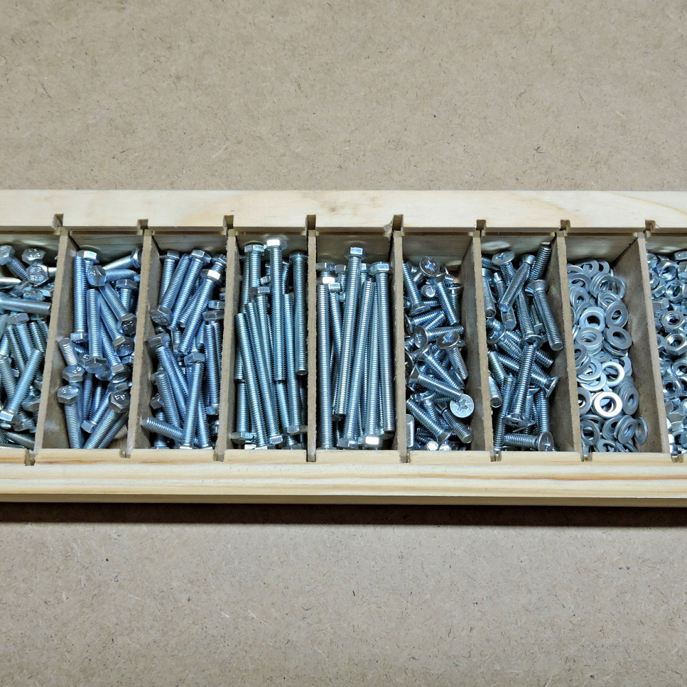 Набір 1х болтів, гайок, шайб М5 500шт Миколаїв - фото 1