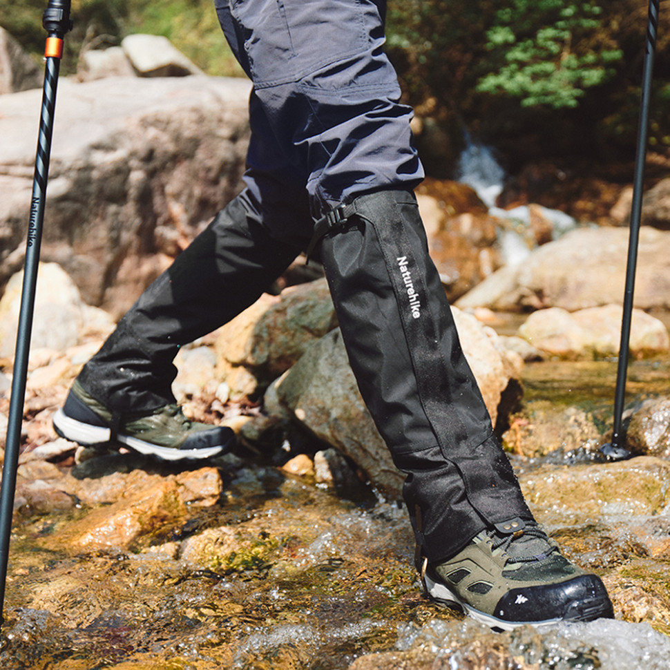 Защитные водонепроницаемые бахилы Naturehike CNK2450DS011, размер L, черные Киев - изображение 5