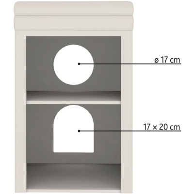 Дряпка (когтеточка) для котов Trixie Saul Башня 39х39х64 см серая (4011905444338) Винница - изображение 8