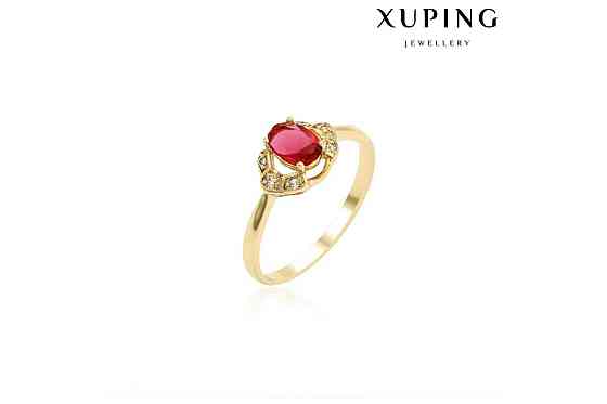 Кольцо с красным камнем 14К - 16,5размер Киев