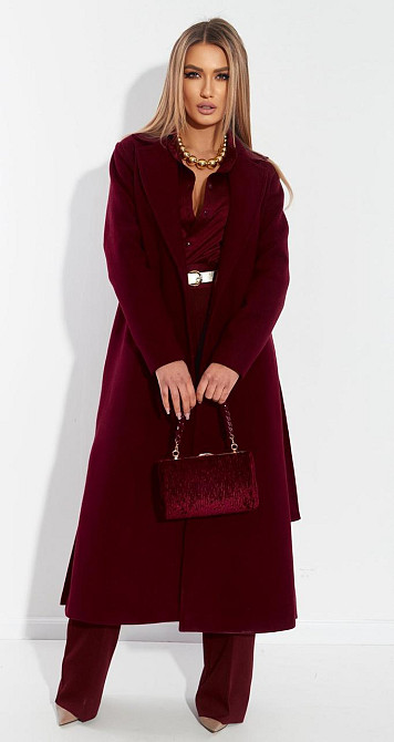 Кашемірове пальто з розрізами Київ - фото 9