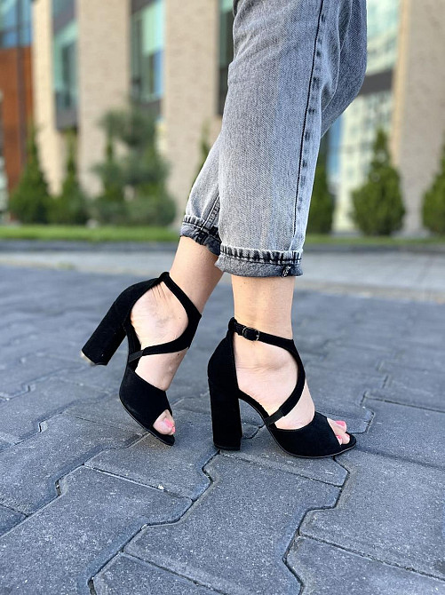 Nivelle Босоніжки жіночі NIVELLE 1858/9510-9544 чорні (літо, замша натуральна) (3710) Коломыя - изображение 7