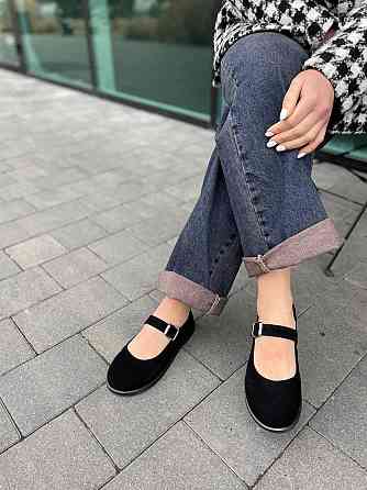 MOD GAR Лофери жіночі MOD GAR 9764 чорні (весна-осінь, замша натуральна) (5807) Коломия