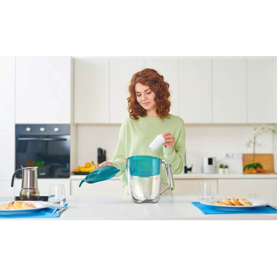 Фильтр-кувшин Ecosoft Maxima 5л (3.5л очищеної води) з фільтр-картриджем, аква грін (FMVMAXIMADGECO) Винница - изображение 8