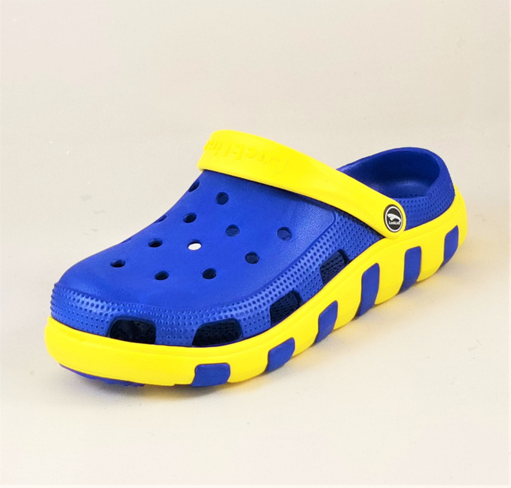 Чоловічі капці CROC$ Жовто-блакитні Крокси Шльопанці Сині (розміри: 40,41,42) Дніпро - фото 7