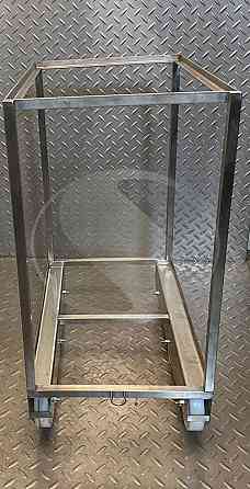 Євро-візок з полицею для пластикових ящиків Київ