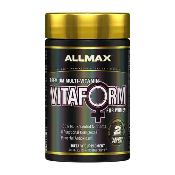 Витаминно-минеральный комплекс для женщин Allmax Nutrition VitaForm for Women 60 tabs Луцк
