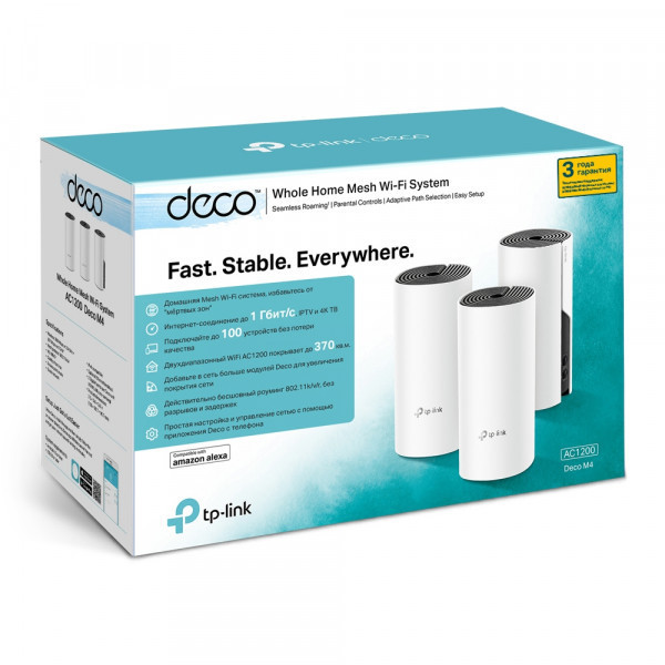 Система Wi-Fi TP-LINK Deco M4 3 pcs (DECO-M4-3-pack) Київ - фото 5