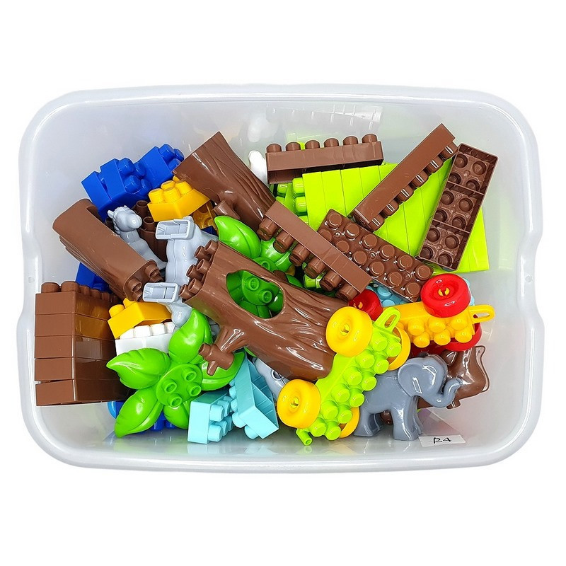 Дитячий блочний конструктор 013999/03 у пластиковому боксі, 252 деталі Вінниця - фото 5