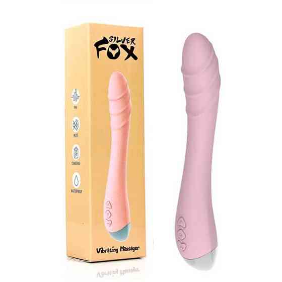 Вибратор Silver Fox для стимуляции точки G USB - Розовый – Вибраторы Винница