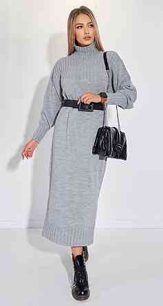 Довга в'язана сукня (48-52) Київ