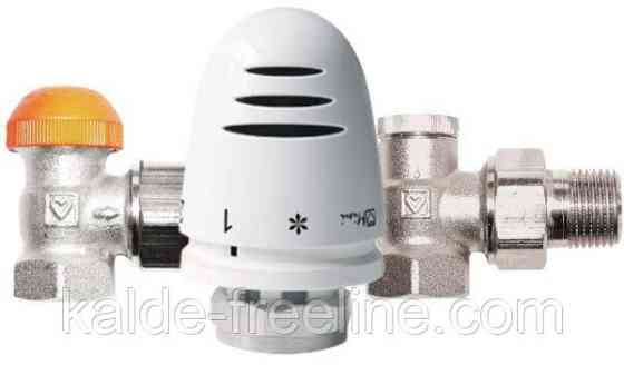 Термостатичний комплект HERZ MINI TS-98-V кутовий 1/2" Харків