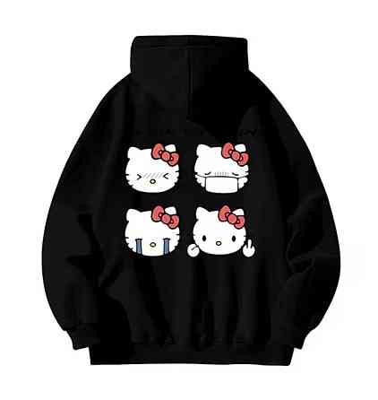 Женский уютный оверсайз худи из котти трехнитка на флисе Одесса