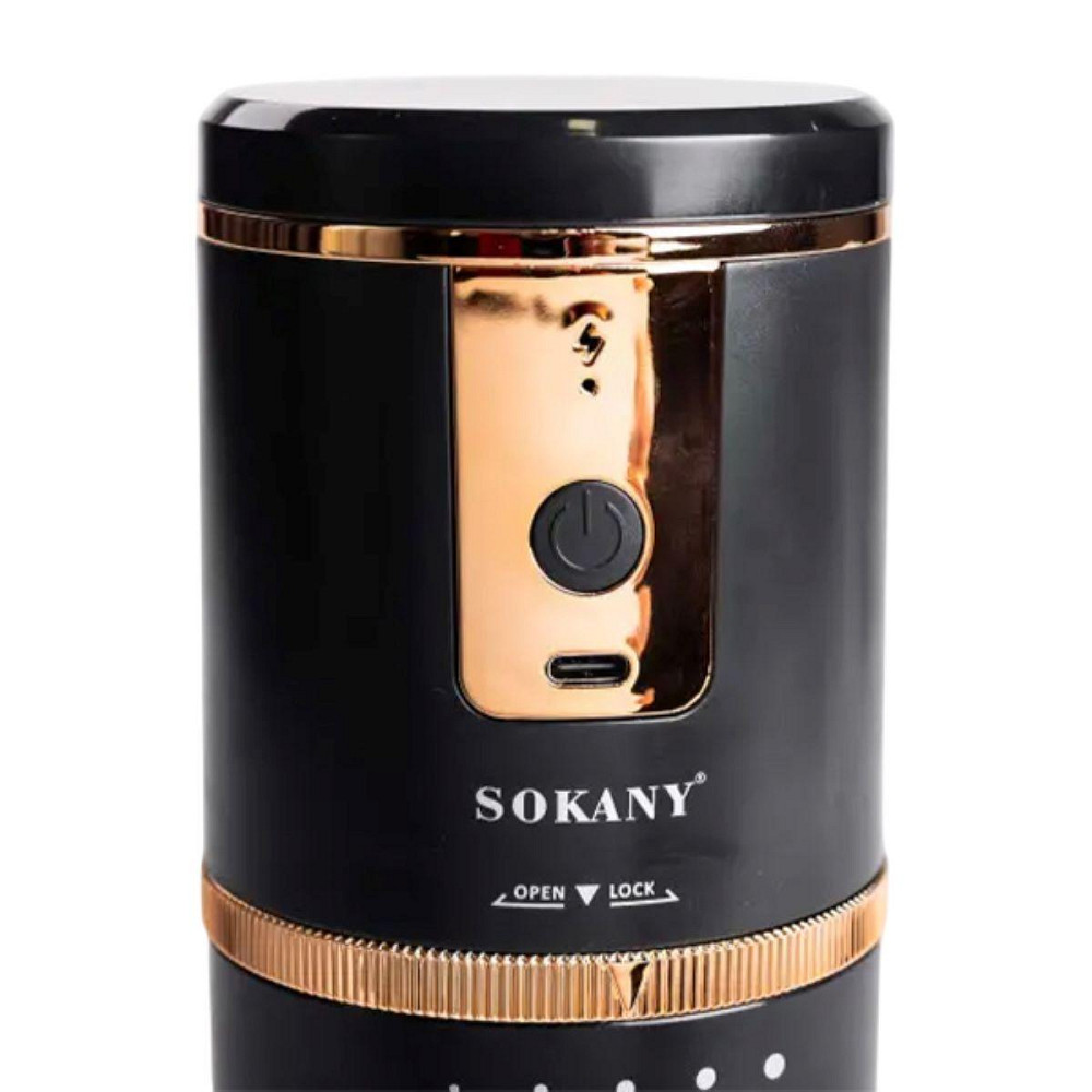 Кавомолка акумуляторна 13 Вт 250 мл для дрібного помолу Sokany SK-04026 Київ - фото 17