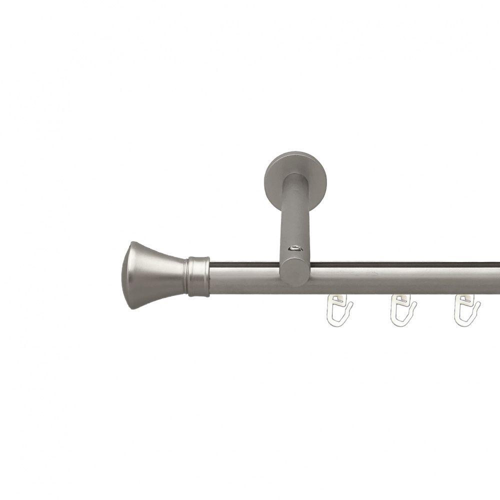 Карниз Orvit Люксор металевий однорядний циліндр на профіль (16 см) профільна труба  Сатин 19 мм 240 см (00-00015142) Львів - фото 1