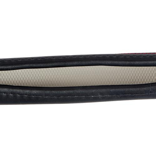 Чохол на кермо VLOD-24LC10 BK/RD M чорний/БО/шкіра Харків - фото 5