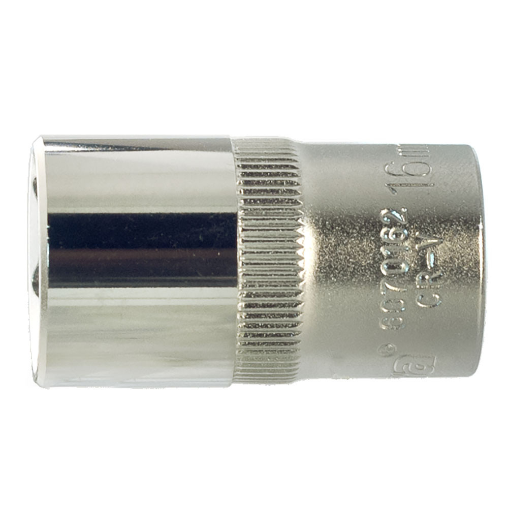 Насадка шестигранна коротка 1/2" 16 мм CrV ULTRA (6070162) Київ - фото 7