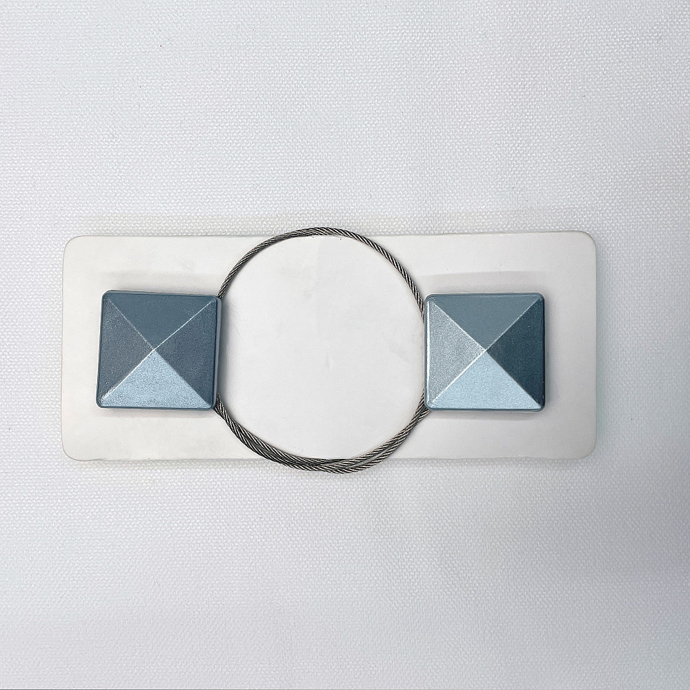 Магниты для штор и гардин Квадрат набор 2 шт Голубой (81-131) Киев - изображение 5