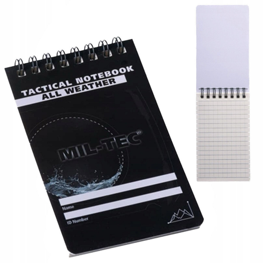 Водонепроникний блокнот 7 см х 13 см ,100 сторінок Mil-Tec (15981201) Не вбирає воду Нововолинськ - фото 1