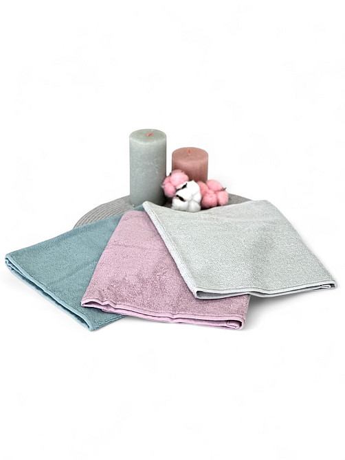 Комплект рушників Ideal Textile Pastel 30х70+50х90+70х140 см 500 г/м2 (56861109) Чернівці - фото 8