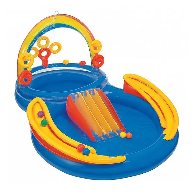 Надувной игровой центр бассейн с горкой 297 х 193 см. Intex 57453 Киев - изображение 1