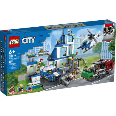 Конструктор LEGO City Полицейский участок 668 деталей (60316) Винница - изображение 1