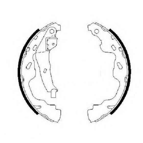 Гальмівні колодки Bosch барабанні задні CITROEN/OPEL/PEUGEOT/SUZUKI/TOYOTA C1/Agil 0986487665 Харків