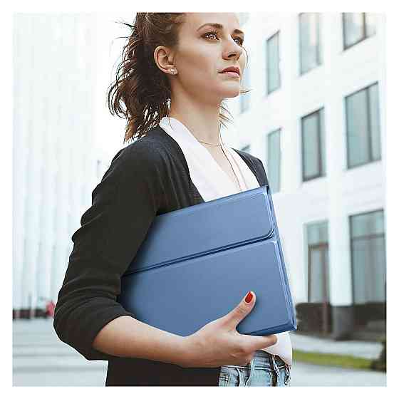 Чохол з клавіатурою Vobafe для iPad 10 10.9'' та iPad A16 11'' синій Bluetooth магнітна знімна клавіатура 7 кольорів USB-C TPU Київ