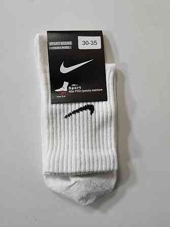 Дитячі високі шкарпетки білі бавовна в наборі по 6 штук Nike. Розмір 30-35 Київ