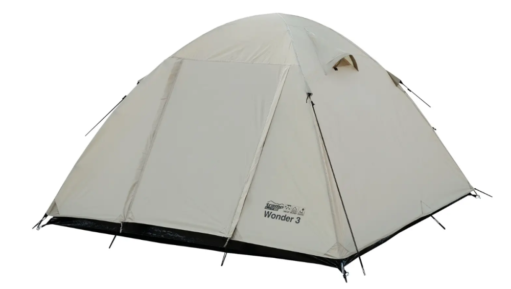 Палатка трехместная Tramp Lite Wonder 3 песочный Киев - изображение 8