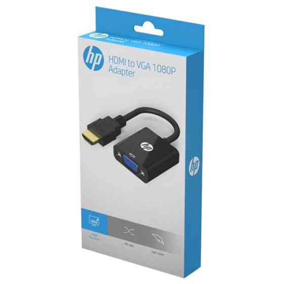 Перехідник HDMI --> VGA (F) DHC-CT500 HP чорний Вінниця