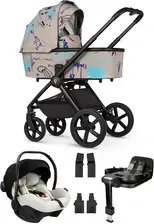 Дитяча коляска Venicci Upline 2 Zestaw 4W1 Z Fotelikiem Avionaut Pixel Pro 2.0 C I Bazą Iq Orbit Pb Draft Beige Київ - фото 1