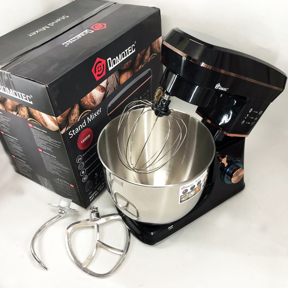 Миксер для взбивания кремов Domotec R 6673 12 л, Миксер с железной чашей, Тестомес с большой чашей PK-53 Львов - изображение 10