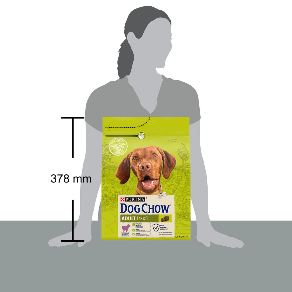Сухий корм DOG CHOW Adult 1+ для дорослих собак, з ягням, 2.5 кг Київ - фото 5