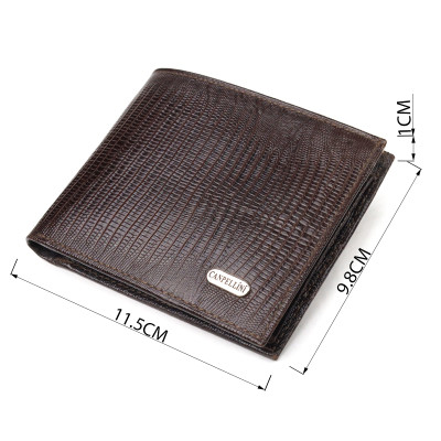 Гаманець Canpellini З натуральної шкіри Коричневий (21585) Вінниця - фото 7