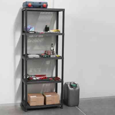 Стелаж Toomax 5 полиць cm. 71x35x180h black (5139) Вінниця