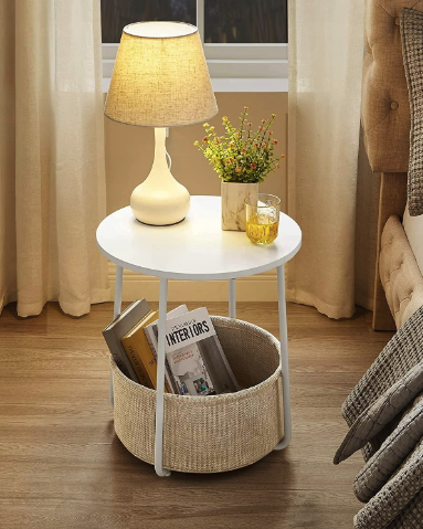 Журнальний столик Leobert Sharp з кошиком білий Киев - изображение 7
