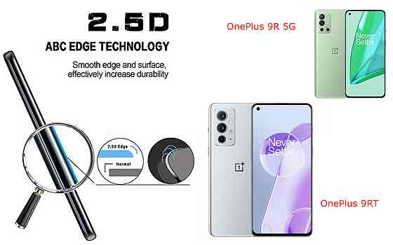 Захисне скло ArmorGlass для OnePlus 9R 5G, OnePlus 9RT – стійке до подряпин та ударів Київ